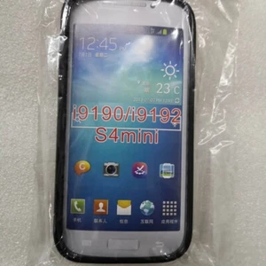 Schutzhülle Silikon Case für Samsung Galaxy S4 mini(I9190) TPU Hülle Schwarz - Bild 1 von 2