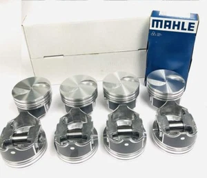 SILVOLITE Hypereutectic Flat Top Pistons Set/8+CAST Ring for Ford BB 460 +.030 - Picture 1 of 7