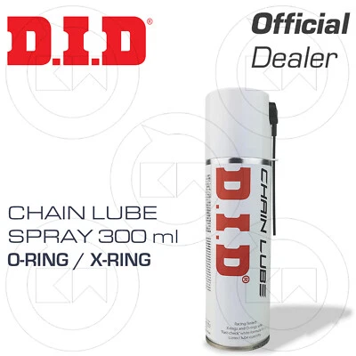 DID LUBRIFICANTE GRASSO SPRAY PER CATENE O-RING E X-RING FORMULA WHITE ANTI USURA
