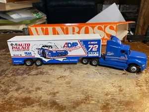 1991 ADAP NASCAR Ken Bouchard Winross Diecast Truck Semi 18 Wheeler Pontiac - Picture 1 of 5
