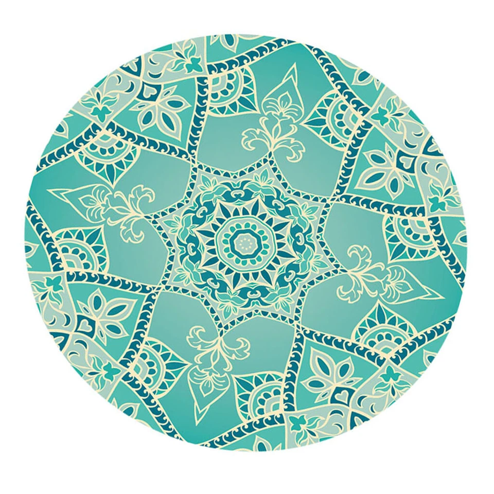 Fitted Table  Cloth Waterproof Polyester Round Tablecloth 120cm/47inch - Image 1 of 1