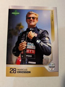 2025 Parkside NTT Indy Autorennen HOBBY BOX TOPPER Karte #15 MARCUS ERICSSON - Bild 1 von 2