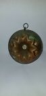 ANTIQUE DOLL  MINIATURE COPPER HANGING  JELLY CAKE PUDDING MOLD TOY BUNDT