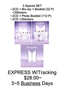 BTS THE BEST "3(A~C)Set"Limited POSTER +2CD+1Blu-ray+2CD+Photo Booklet+2CD Japan - Picture 1 of 1