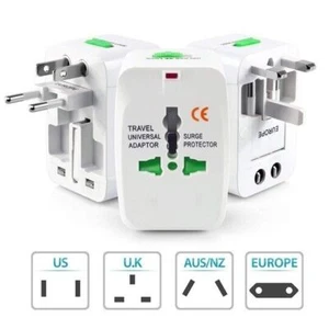 Universal Travel Adapter Surge Protector 100-240V 50/60 HZ Free Shipping - Picture 1 of 5
