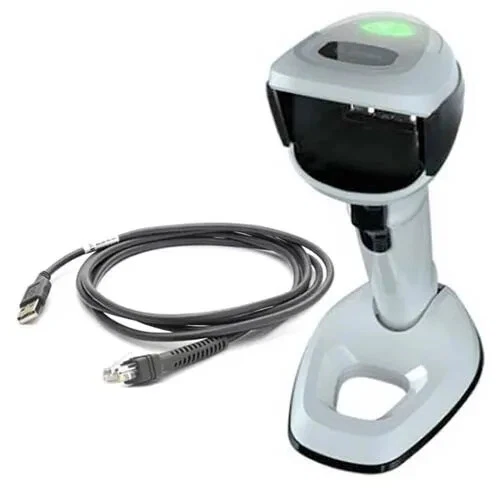 Zebra DS9908-HD4000WZZWW Barcode Scanner 1D/2D Imager Handsfree W/ USB Cable - Image 1 of 1