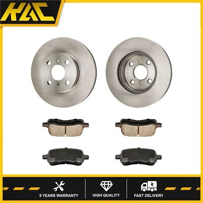 Rotores de disco delanteros pastillas de freno de cerámica aptos para Chevrolet Prizm 1998 1999 2000-2002 Foto 1 de 4