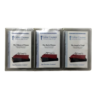 Great Courses Teach Company CDs Lot of 3 Homes Illiad & Odyssey Virgils Aeneid - Image 1 of 4