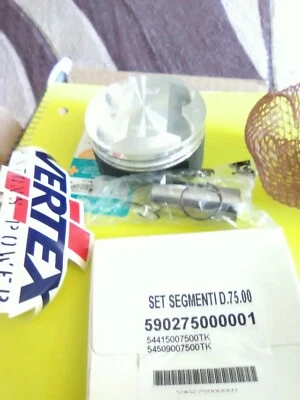 Kit de pistón forjado Pro-HC 2001-06 KTM EXC 250F Vertex motor extremo superior 74,95 mm Foto 1 de 4