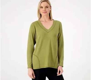 zuda Z-Knit V-Neck Pocket Pullover Burnt Olive,XL - Picture 1 of 1
