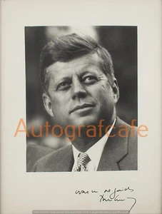 JOHN F KENNEDY 10 x 8 Inch Autographed Photo - High Quality Copy Of Original - Picture 1 of 1