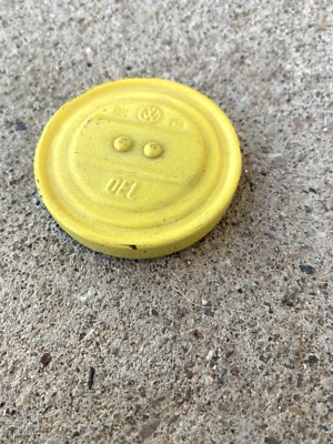 TAPA DE LLENADO DE ACEITE VW VINTAGE Bus Bug Ghia 1962-1972 Volkswagen Beetle Foto 1 de 2