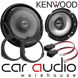 Vauxhall Vivaro 01-14 17cm KENWOOD 600 Watts Front Door Van Speakers & Brackets - Picture 1 of 1