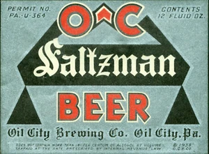 OIL CITY BRAUEN SALTZMAN BIER T-SHIRT OIL CITY PA SMALL-XXXLARGE (F) - Bild 1 von 1
