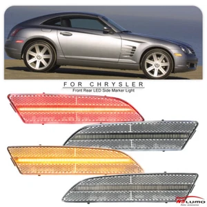 LED Front Rear Bumper Side Marker Signal Lights For 2004-2008 Chrysler Crossfire - Bild 1 von 13