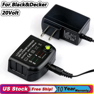 20V Lithium Battery Charger LCS1620 For BLACK+DECKER PORTER-CABLE LBXR20 PCC685L - Picture 1 of 12