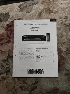Service Manual Instructions for ONKYO T-G10 - Picture 1 of 2
