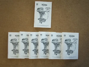 Reproduction Oliver Outboard 5.5 HP Operating Instructions & Parts List Manual - Foto 1 di 4