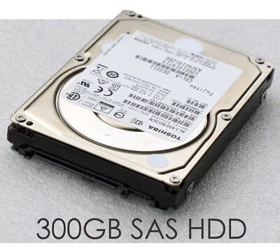 300 GB SAS 2,5" 6,3cm FESTPLATTE TOSHIBA AL14SEB03EN FÜR SERVER DAUERBETRIEB F19 - Bild 1 von 2