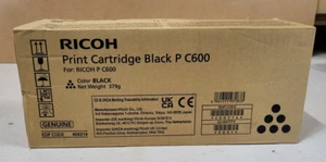 Toner Ricoh P C600 Schwarz 408314 Neu OVP Original Rechnung MwSt. - Afbeelding 1 van 5