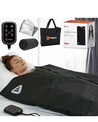 LifePro Far Infrared Sauna Blanket - Portable Infrared Sauna for Home Relaxation - Image 1 of 4