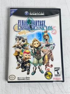 Final Fantasy Crystal Chronicles Nintendo GameCube Completo CIB Manual Probado - Imagen 1 de 8
