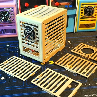 Raspberry Pi Desktop Case, Desert Tan with Latte Trim - Image 1 of 4