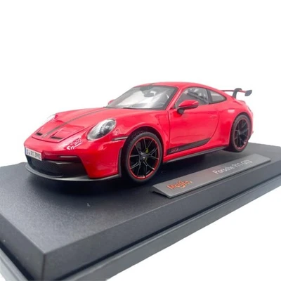 Modellino Auto Maisto 1/18 Porsche 911 GT3 2022 Red - Immagine 1 di 4
