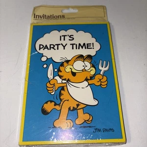 Vintage Garfield Einladung Gibson Grußkarten - Bild 1 von 2