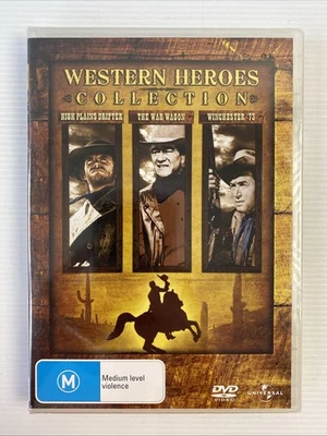 High Plains Drifter / The War Wagon / Winchester 73 - Brand New Sealed DVD Reg 4 - Image 1 of 4