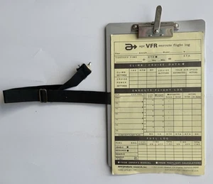Organizador de portapapeles de registro de vuelo APR VFR de colección, hojas de registro y parte posterior de espuma para aviación - Imagen 1 de 2
