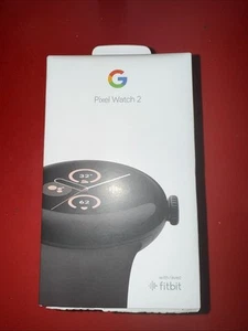 Google Pixel Watch 2 41mm Matte Black Aluminum Case with Obsidian Black Silicone - Photo 1 sur 9