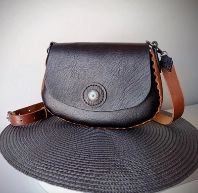 Handtasche Damen - Crossbody Bag - Exklusiv - Handmade in Spain - Echt Leder - Bild 1 von 4