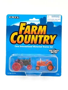 1/64 Farmall Grey F-20 And Case Vac 2WD Tractor Set - Picture 1 of 1