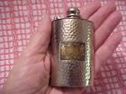 Small Tiny Flask 1/8 Cup! Front Plate Is Worn Off 3 1/2 X 2 In. Beautiful!!!!