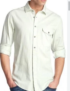 Hugo Boss Orange Label Men Cotton Long Sleeve Sport Shirt Size L - Picture 1 of 11