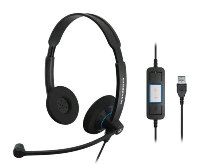 Cuffie Headset Sennheiser SC 60 USB ML - Immagine 1 di 3