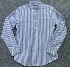 Ben Sherman Mens  Vertical Stripe Button Up Shirt M Nautical Preppy Office  - Picture 1 of 14