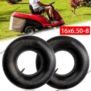 2PCS Heavy Duty 16x6.50-8 Lawn Mower Tractor Tire Inner Tubes TR13 Valve - Picture 1 of 8