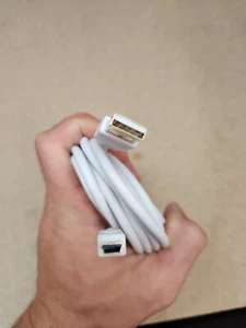 Mini-USB-Kabel, weiß - 10 Fuß (5er-Pack) - Bild 1 von 2