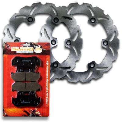 Front Disc Rotors + Brake Pads for Honda VF500 F Interceptor [1984-1985-1986] - Image 1 of 4