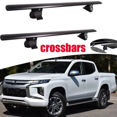 Roof Rack Cross Bars Crossbars Carrier Fits for Mitsubishi Triton L200 2014-2022 Foto 1 de 4