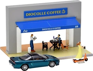 Tomytec Diocolle 64 Honda NSX Japan Cafe w Doll Accessories 1:64 Diecast Model - Picture 1 of 12