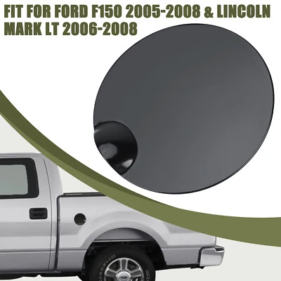 Fuel Filler Gas Door Tank Cap Black Gas Cover Cap for Ford F-150 2004 2005-2007 - Image 1 of 4