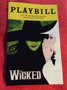 PLAYBILL WICKED MUSICAL PANTAGES THEATRE 2024 LOS ANGELES PLAY THEATER - Bild 1 von 2