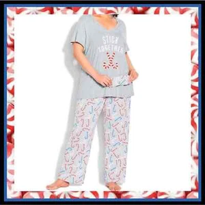 ADORABLE ☆ STICK TOGETHER ☆ SLEEP SET w/ MASK ☆ GREAT GIFT 4x ☆ NWT - Picture 1 of 9