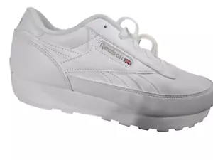Reebok Classic Renaissance Ripple US8 Wide White Lifestyle Sneakers Shoes - Picture 1 of 6