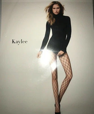 Wolford Kaylee Net Tights Size: Small Color: Black 19172 - Image 1 of 3