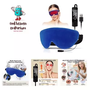 Heated Eye Mask, Washable USB Electric Warm Compress Eye Heating Pad for Dry ... - Picture 1 of 7