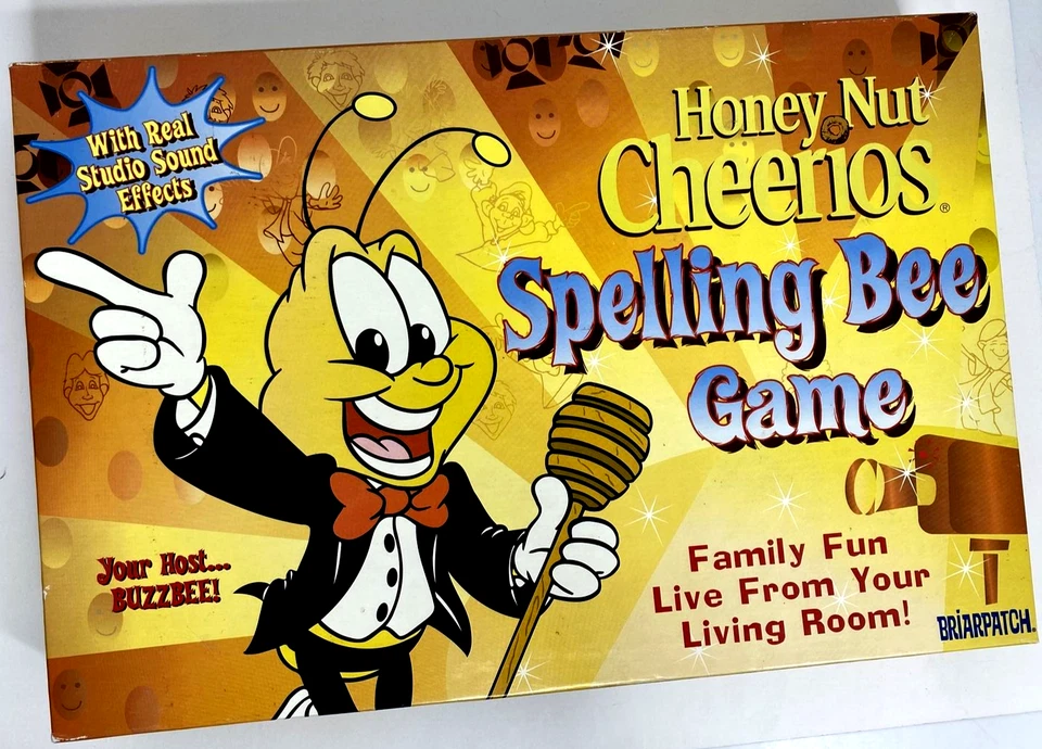 BRIARPATCH HONEY NUT CHEERIOS SPELLING BEE GAME 2001 COMPLETE AGES 7+ REDMAN - Image 1 of 4